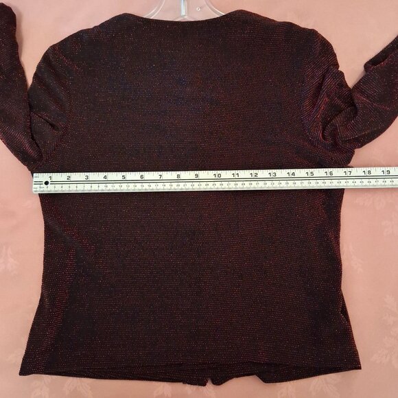 VTG Tradition Women’s 2 Piece Black Red Camisole Blazer Vintage Jacket Set 10 - Picture 13 of 15